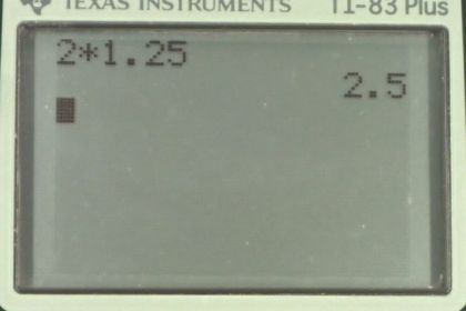 OpenStax College Physics, Chapter 2, Problem 6 (AP) calculator screenshot 1