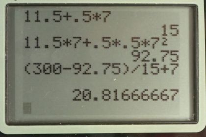 OpenStax College Physics, Chapter 2, Problem 38 (PE) calculator screenshot 1