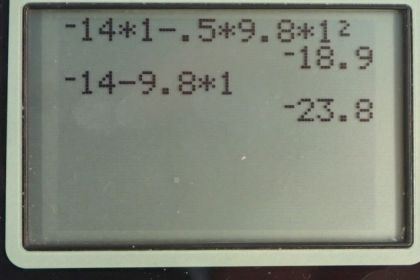 OpenStax College Physics, Chapter 2, Problem 42 (PE) calculator screenshot 2