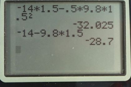 OpenStax College Physics, Chapter 2, Problem 42 (PE) calculator screenshot 3