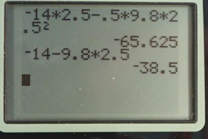 OpenStax College Physics, Chapter 2, Problem 42 (PE) calculator screenshot 5