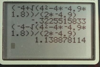 OpenStax College Physics, Chapter 2, Problem 46 (PE) calculator screenshot 1