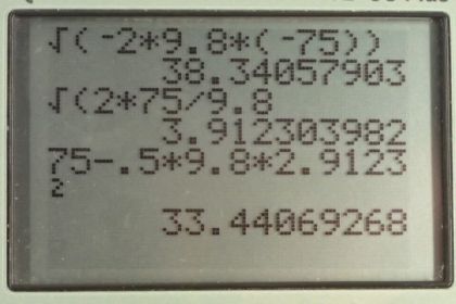 OpenStax College Physics, Chapter 2, Problem 52 (PE) calculator screenshot 1