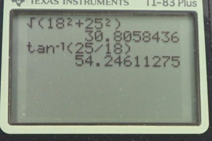 OpenStax College Physics, Chapter 3, Problem 4 (PE) calculator screenshot 1