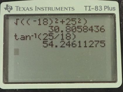 OpenStax College Physics, Chapter 3, Problem 17 (PE) calculator screenshot 1