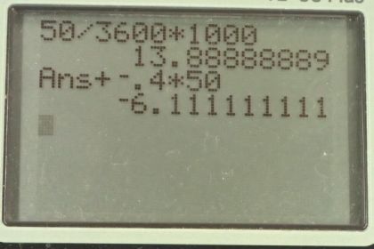 OpenStax College Physics, Chapter 4, Problem 50 (PE) calculator screenshot 1