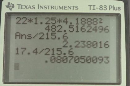 OpenStax College Physics, Chapter 6, Problem 23 (PE) calculator screenshot 3