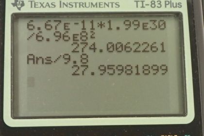 OpenStax College Physics, Chapter 6, Problem 36 (PE) calculator screenshot 1