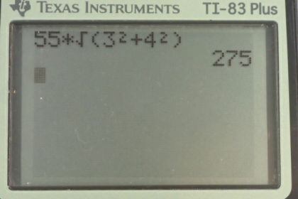 OpenStax College Physics, Chapter 7, Problem 31 (AP) calculator screenshot 1