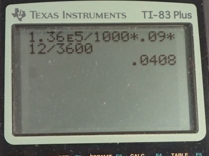 OpenStax College Physics, Chapter 7, Problem 39 (PE) calculator screenshot 2