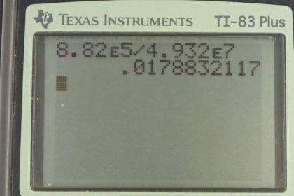 OpenStax College Physics, Chapter 7, Problem 57 (PE) calculator screenshot 2