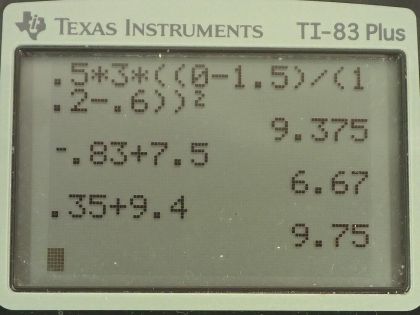 OpenStax College Physics, Chapter 8, Problem 38 (AP) calculator screenshot 4