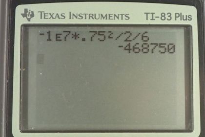 OpenStax College Physics, Chapter 8, Problem 15 (PE) calculator screenshot 1