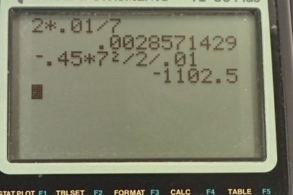 OpenStax College Physics, Chapter 8, Problem 18 (PE) calculator screenshot 1
