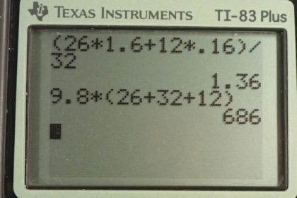 OpenStax College Physics, Chapter 9, Problem 5 (PE) calculator screenshot 1