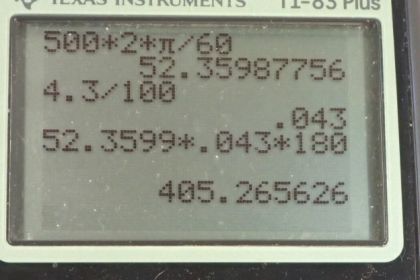 OpenStax College Physics, Chapter 10, Problem 6 (PE) calculator screenshot 1