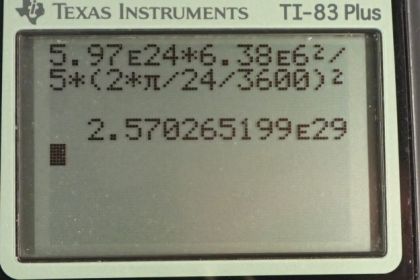 OpenStax College Physics, Chapter 10, Problem 23 (PE) calculator screenshot 1