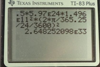 OpenStax College Physics, Chapter 10, Problem 23 (PE) calculator screenshot 2