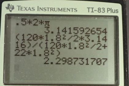 OpenStax College Physics, Chapter 10, Problem 39 (PE) calculator screenshot 1
