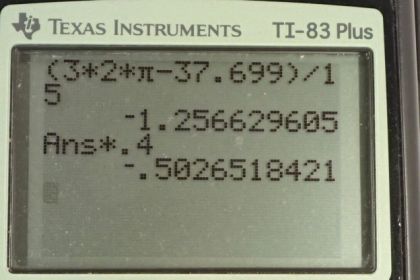 OpenStax College Physics, Chapter 10, Problem 41 (PE) calculator screenshot 2