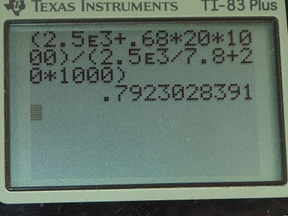 OpenStax College Physics, Chapter 11, Problem 8 (PE) calculator screenshot 1