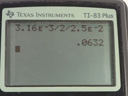 OpenStax College Physics, Chapter 11, Problem 60 (PE) calculator screenshot 1