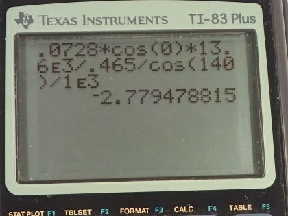 OpenStax College Physics, Chapter 11, Problem 66 (PE) calculator screenshot 1