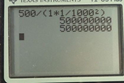 OpenStax College Physics, Chapter 11, Problem 69 (PE) calculator screenshot 1