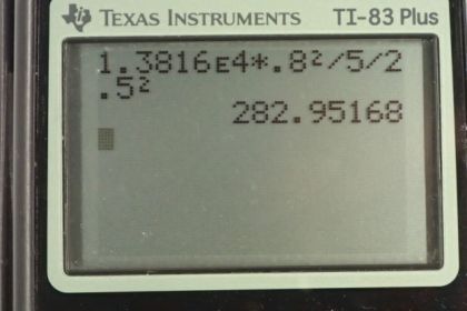 OpenStax College Physics, Chapter 11, Problem 83 (PE) calculator screenshot 2