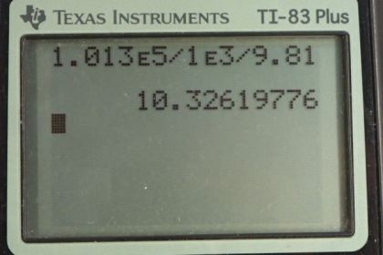 OpenStax College Physics, Chapter 12, Problem 3 (AP) calculator screenshot 1