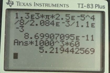 OpenStax College Physics, Chapter 12, Problem 33 (PE) calculator screenshot 1