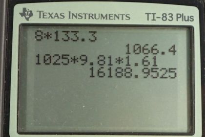 OpenStax College Physics, Chapter 12, Problem 43 (PE) calculator screenshot 1
