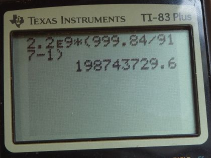 OpenStax College Physics, Chapter 13, Problem 20 (PE) calculator screenshot 1