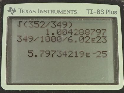 OpenStax College Physics, Chapter 13, Problem 46 (PE) calculator screenshot 2