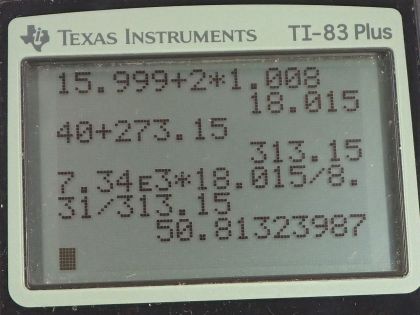 OpenStax College Physics, Chapter 13, Problem 58 (PE) calculator screenshot 1