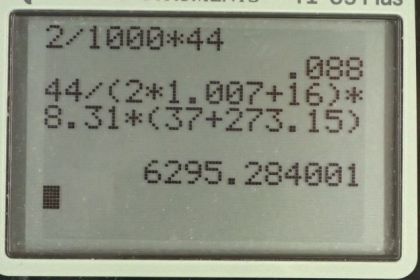 OpenStax College Physics, Chapter 13, Problem 59 (PE) calculator screenshot 1