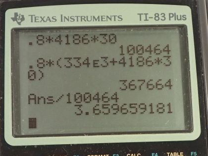 OpenStax College Physics, Chapter 14, Problem 12 (PE) calculator screenshot 1