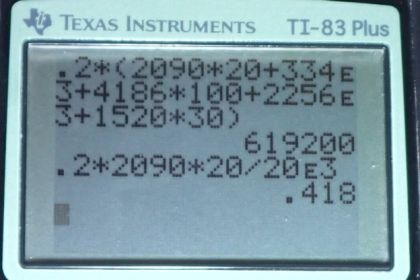 OpenStax College Physics, Chapter 14, Problem 17 (PE) calculator screenshot 1