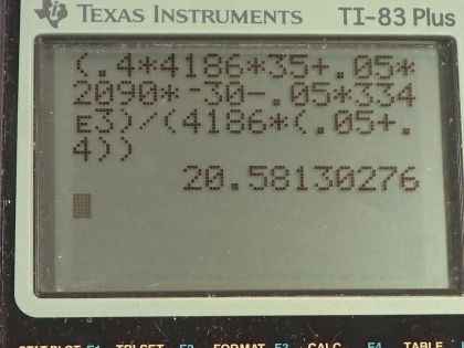 OpenStax College Physics, Chapter 14, Problem 24 (PE) calculator screenshot 1