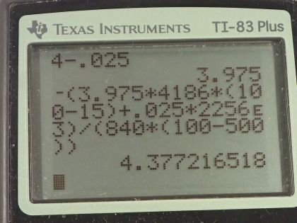 OpenStax College Physics, Chapter 14, Problem 26 (PE) calculator screenshot 1
