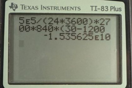OpenStax College Physics, Chapter 14, Problem 51 (PE) calculator screenshot 1