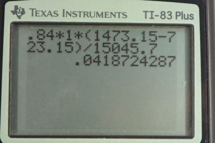 OpenStax College Physics, Chapter 14, Problem 63 (PE) calculator screenshot 2