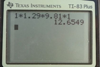 OpenStax College Physics, Chapter 14, Problem 75 (PE) calculator screenshot 2