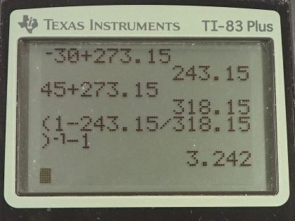 OpenStax College Physics, Chapter 15, Problem 42 (PE) calculator screenshot 1