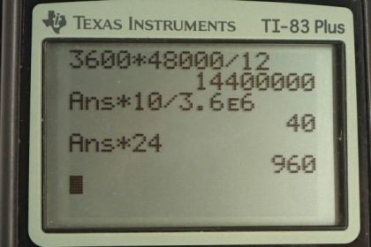 OpenStax College Physics, Chapter 15, Problem 45 (PE) calculator screenshot 1