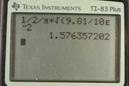 OpenStax College Physics, Chapter 16, Problem 27 (PE) calculator screenshot 1