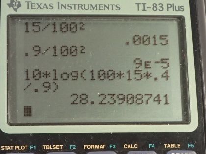 OpenStax College Physics, Chapter 17, Problem 28 (PE) calculator screenshot 1