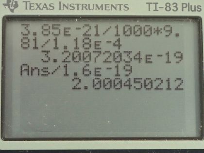 OpenStax College Physics, Chapter 18, Problem 24 (AP) calculator screenshot 1