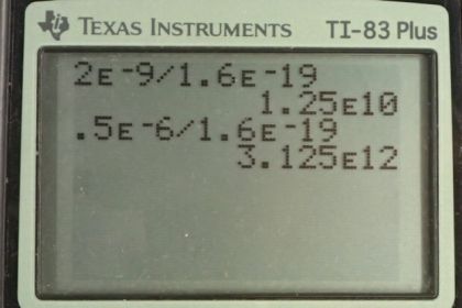 OpenStax College Physics, Chapter 18, Problem 1 (PE) calculator screenshot 1