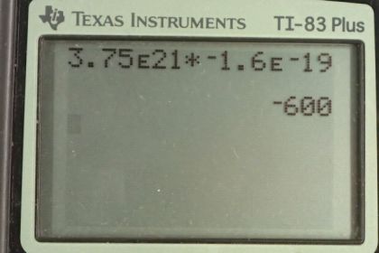 OpenStax College Physics, Chapter 18, Problem 3 (PE) calculator screenshot 1